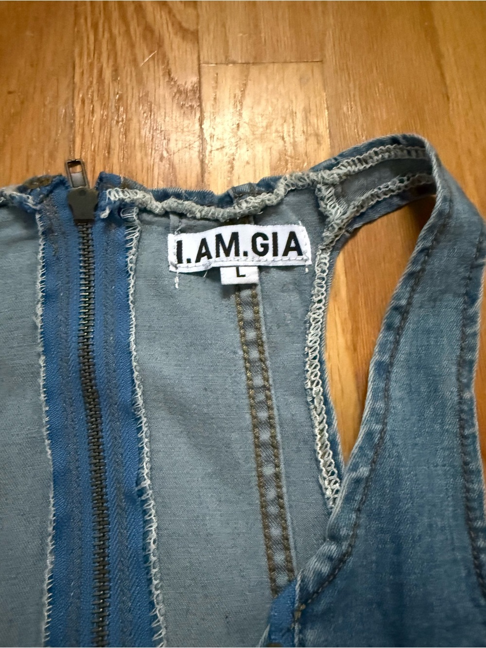 I.AM.GIA Light Blue Denim Top & Skirt Set - Picture 3 of 5